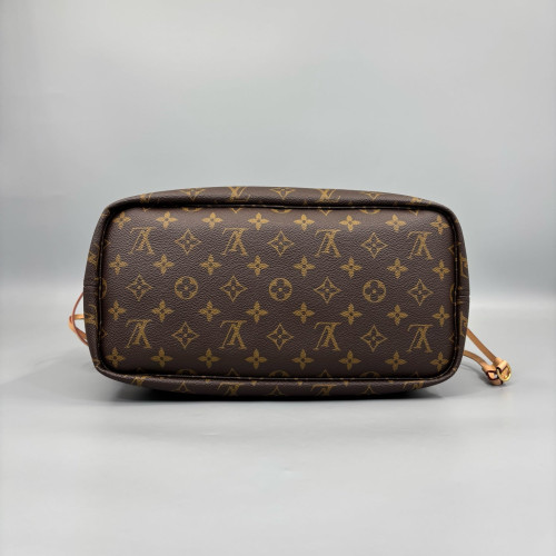 Louis Vuitton Neverfull Bandouliere Inside Out MM Monogram Brown