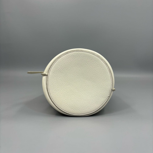 Celine Nano Big Bag Bucket Grained Calfskin White Celine Nano Big Bag Bucket Grained Calfskin White