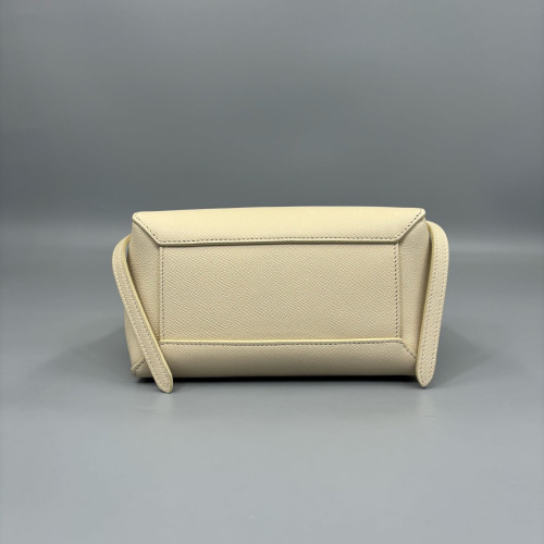 Celine Nano Belt Bag Saffiano Calfskin Beige Mystic White