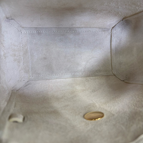 Celine Nano Belt Bag Saffiano Calfskin Beige Mystic White