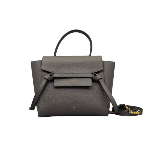 Celine Nano Belt Bag Saffiano Calfskin Grey