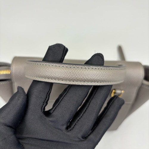 Celine Nano Belt Bag Saffiano Calfskin Grey