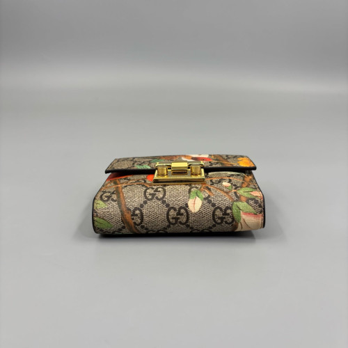 Gucci Flap Wallet GG Monogram Beige