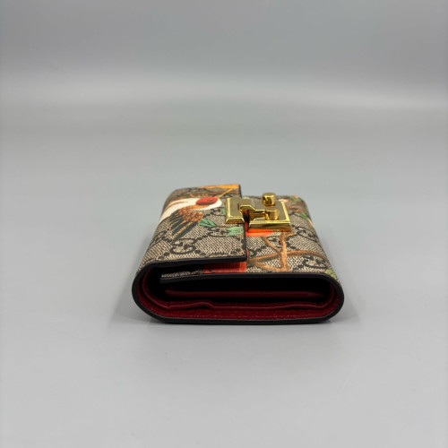 Gucci Flap Wallet GG Monogram Beige