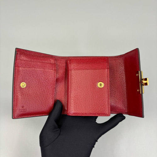 Gucci Flap Wallet GG Monogram Beige