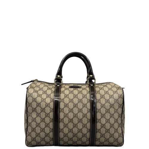 Gucci Boston Bag GG Supreme Monogram Beige