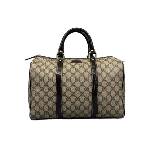 Gucci Boston Bag GG Supreme Monogram Beige