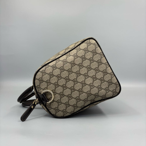 Gucci Boston Bag GG Supreme Monogram Beige