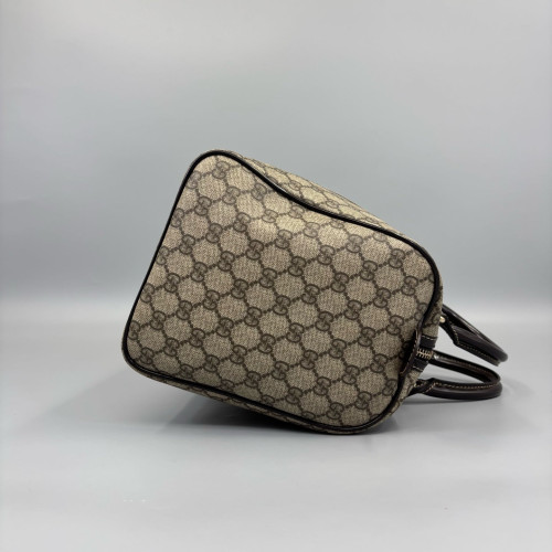 Gucci Boston Bag GG Supreme Monogram Beige