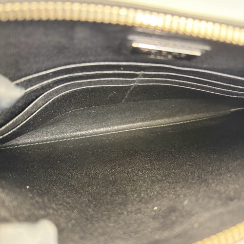 Prada Bill Pouch Saffiano Calfskin Black