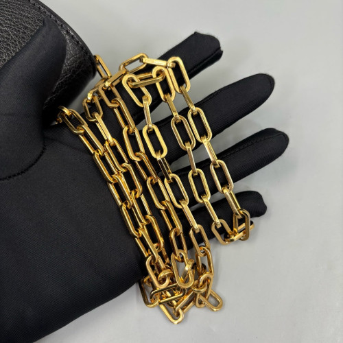 Burberry Wallet On Chain WOC Calfskin Black
