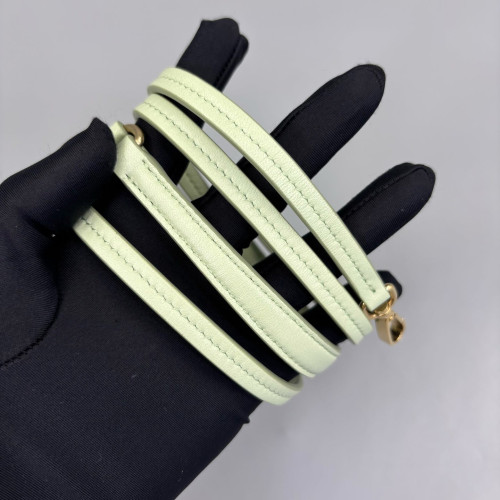 Miu Miu Mini Wander Hobo Crumpled Lambskin Nappa Green