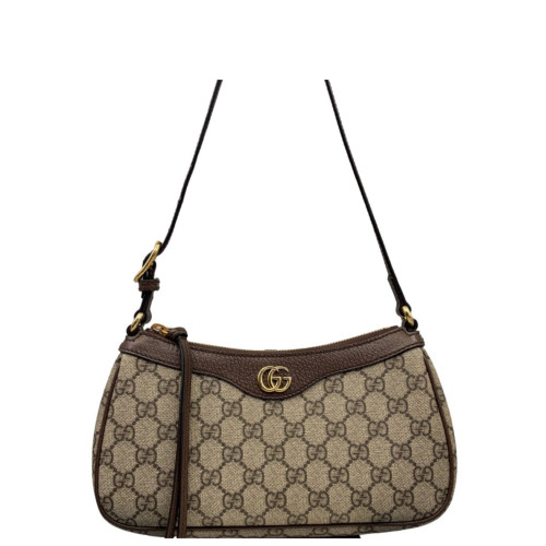 Gucci Small Ophidia Hobo GG Supreme Monogram Beige Brown