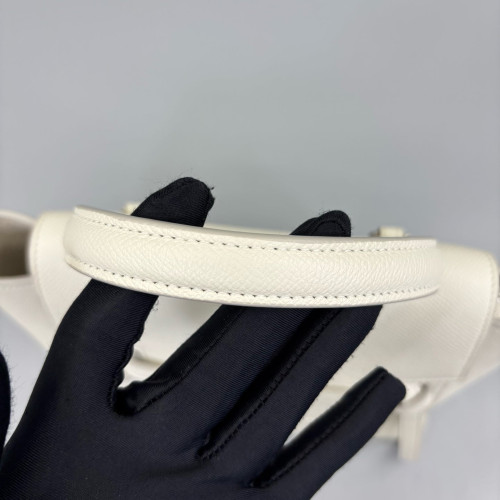 Celine Nano Belt Bag Saffiano Calfskin White