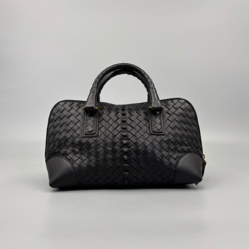Bottega Veneta Handbag Lambskin Intrecciato Nappa Black Bottega Veneta Handbag Lambskin Intrecciato Nappa Black