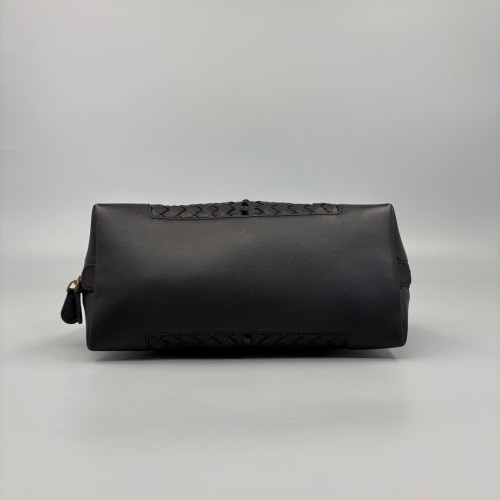Bottega Veneta Handbag Lambskin Intrecciato Nappa Black Bottega Veneta Handbag Lambskin Intrecciato Nappa Black