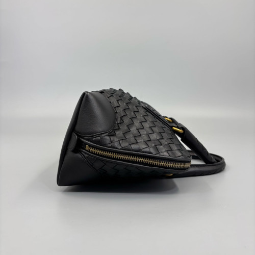 Bottega Veneta Handbag Lambskin Intrecciato Nappa Black Bottega Veneta Handbag Lambskin Intrecciato Nappa Black