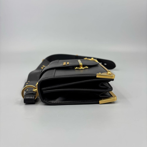 Prada Small Cahier Saffiano Calfskin Black Prada Small Cahier Saffiano Calfskin Black