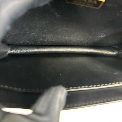 Prada Small Cahier Saffiano Calfskin Black Prada Small Cahier Saffiano Calfskin Black