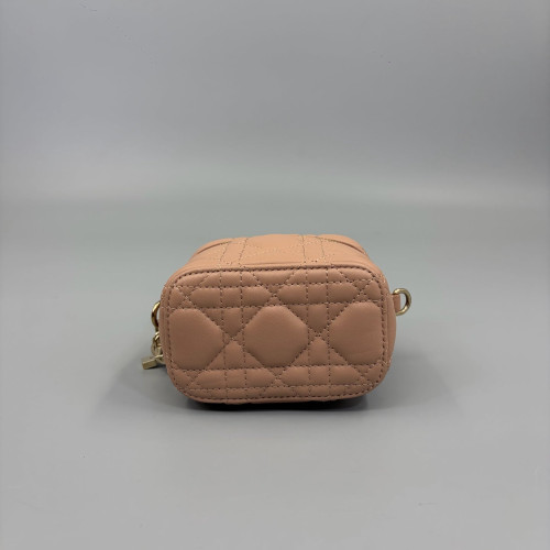 Dior Micro Lady Dior Vanity Case Calfskin Pink