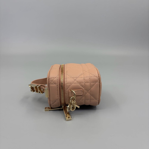 Dior Micro Lady Dior Vanity Case Calfskin Pink