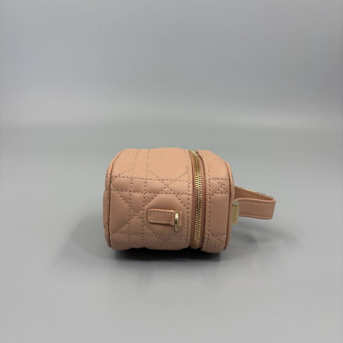 Dior Micro Lady Dior Vanity Case Calfskin Pink