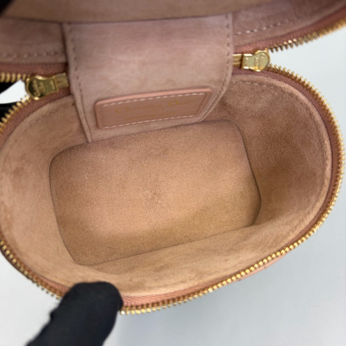 Dior Micro Lady Dior Vanity Case Calfskin Pink