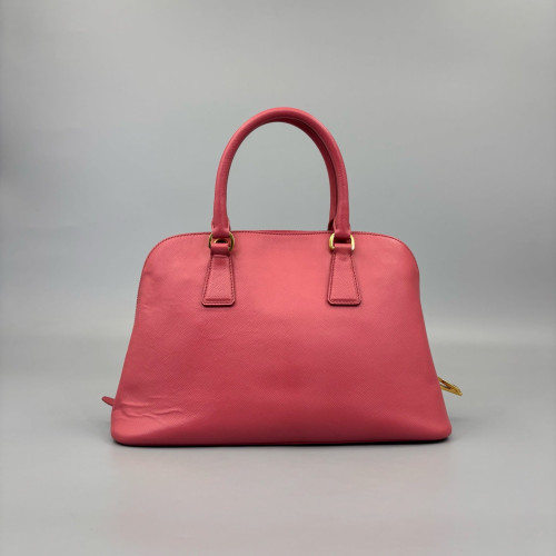 Prada Medium Lux Open Promenade Saffiano Calfskin Pink