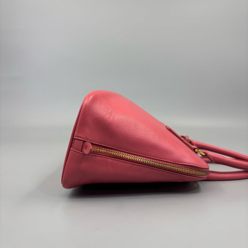 Prada Medium Lux Open Promenade Saffiano Calfskin Pink