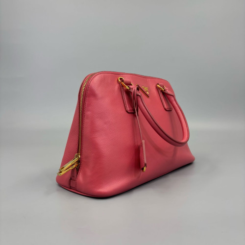 Prada Medium Lux Open Promenade Saffiano Calfskin Pink