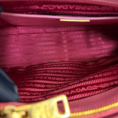 Prada Medium Lux Open Promenade Saffiano Calfskin Pink