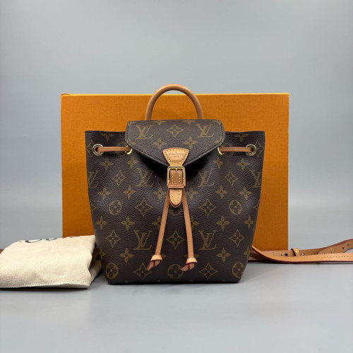Louis Vuitton Montsouris NM Backpack BB Monogram Dark Brown Light Brown