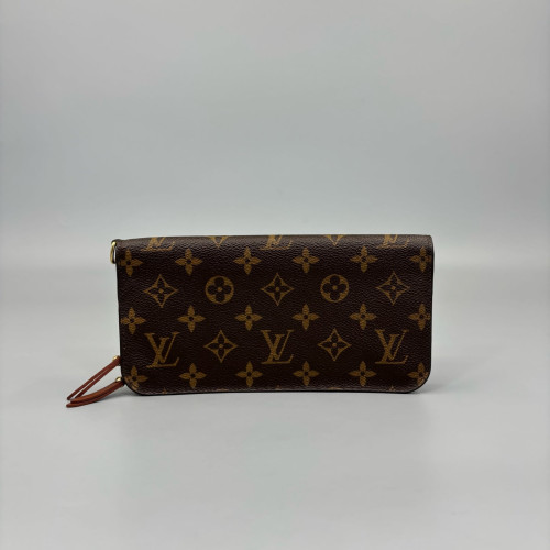 Louis Vuitton Zippy Organizer Monogram Dark Brown Light Brown