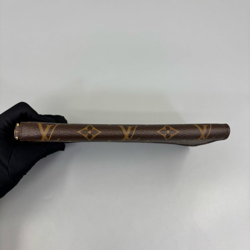 Louis Vuitton Zippy Organizer Monogram Dark Brown Light Brown