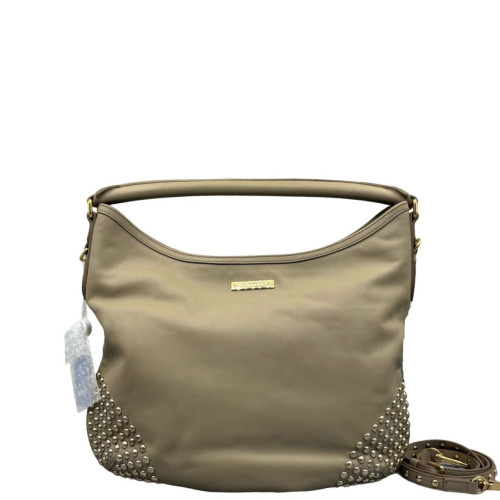Burberry Hobo Calfskin Beige