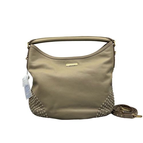 Burberry Hobo Calfskin Beige