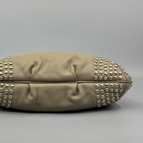 Burberry Hobo Calfskin Beige