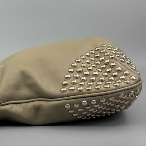 Burberry Hobo Calfskin Beige