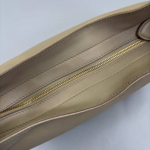 Burberry Hobo Calfskin Beige