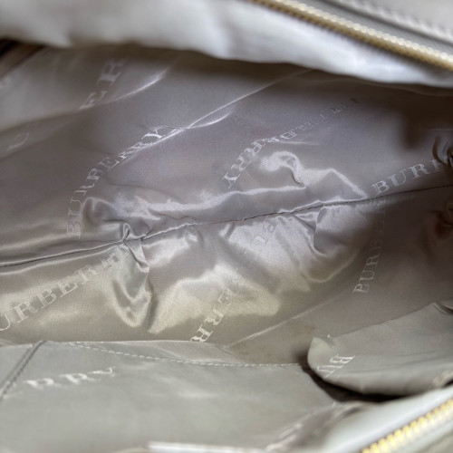 Burberry Hobo Calfskin Beige