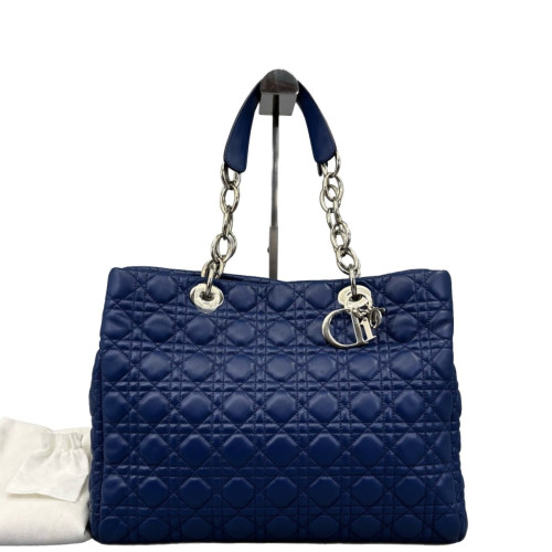 Dior Large Dior Soft Shopping Tote Calfskin Blue Dior Large Dior Soft Shopping Tote Calfskin Blue