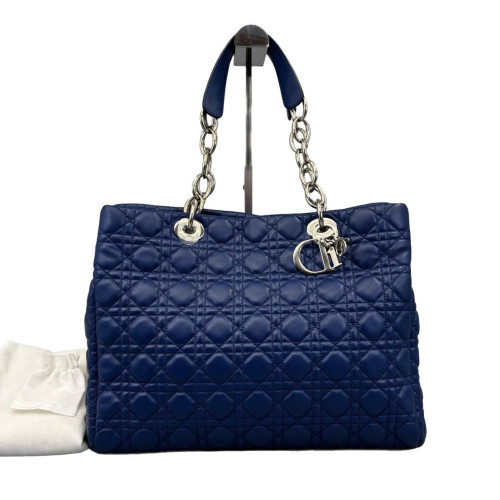 Dior Large Dior Soft Shopping Tote Calfskin Blue Dior Large Dior Soft Shopping Tote Calfskin Blue