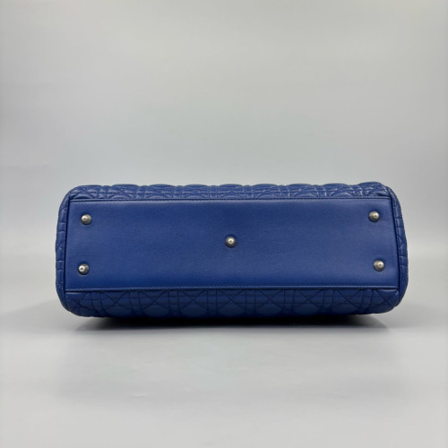 Dior Large Dior Soft Shopping Tote Calfskin Blue Dior Large Dior Soft Shopping Tote Calfskin Blue