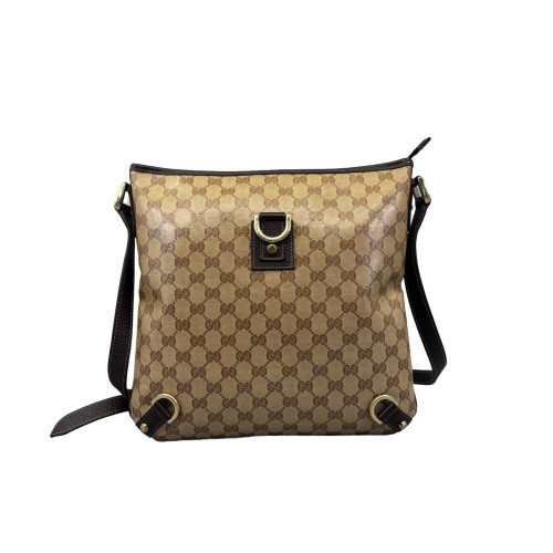 Gucci Messenger GG Monogram Beige Brown