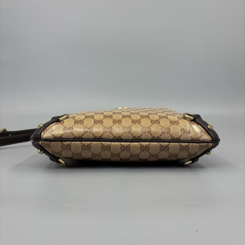 Gucci Messenger GG Monogram Beige Brown