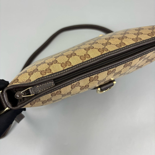 Gucci Messenger GG Monogram Beige Brown
