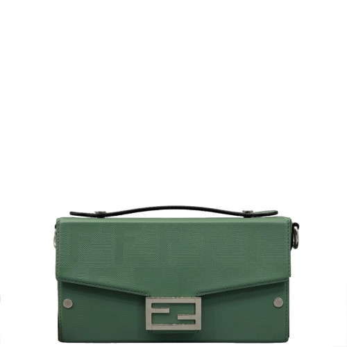 Fendi Baguette Soft Trunk Calfskin Green