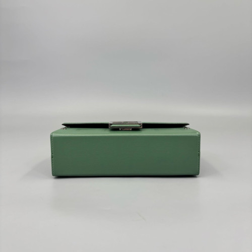 Fendi Baguette Soft Trunk Calfskin Green