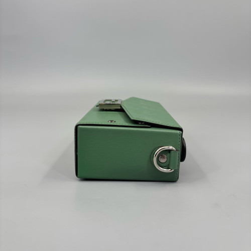 Fendi Baguette Soft Trunk Calfskin Green