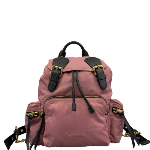 Burberry Medium Rucksack Backpack Nylon Pink Black Burberry Medium Rucksack Backpack Nylon Pink Black